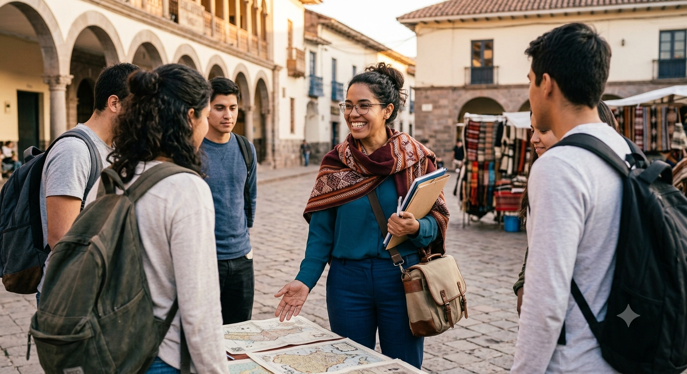 María López, estudiante de la Universidad Nacional de Asunción