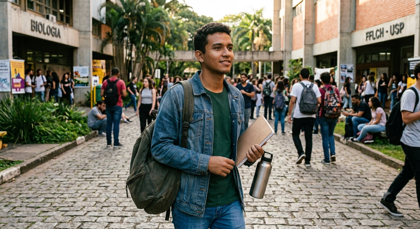 José García, estudiante de la Pontificia Universidad Católica del Perú
